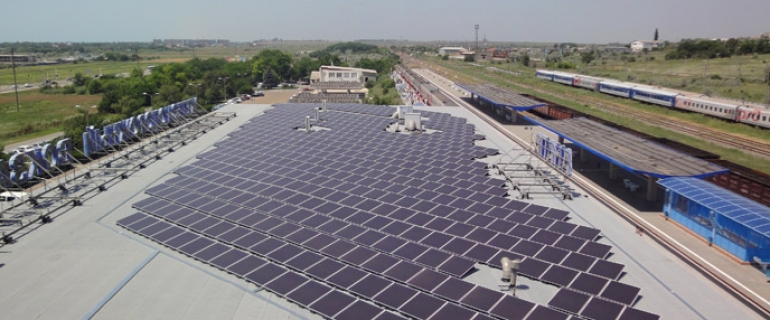 На вокзале в Анапе запущена система солнечных батарей проектной компании РОСНАНО — «Хевел»